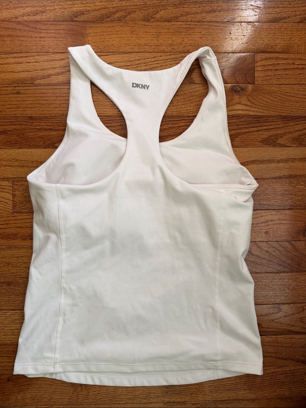 DKNY White Racerback Performance Tank - Picture 5 of 6